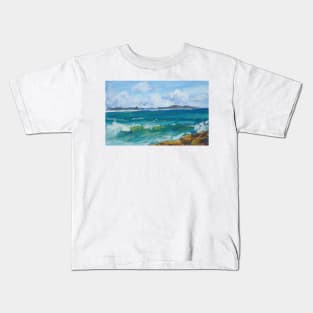 Bartletts Beach 2 - plein air Kids T-Shirt